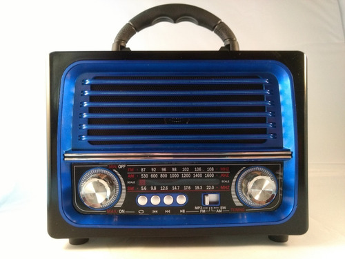 Radio Retro Lelong Le-642 Antigo Vintage Bluetooth Am/fm Usb
