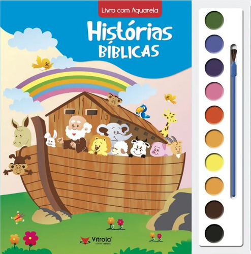 Libro Aquarela Historias Biblicas Vitrola De Vitriola Comer