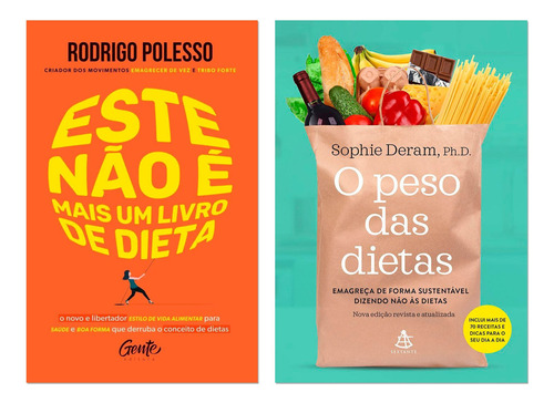 Kit Este Não É Mais Um Livro De Dieta + O Peso Das Dietas | MercadoLivre