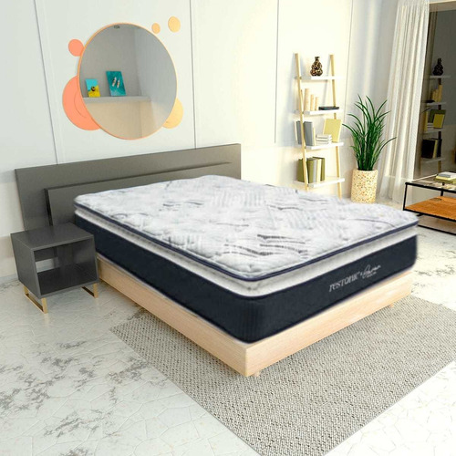Colchon Queen Size Restonic De Colchoneta Ghana Moon Care