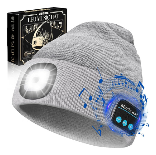 Gorro   Luz, Gorro De Punto Linterna Led Recargable Por...