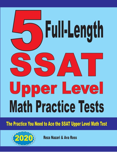 Libro: 5 Full-length Ssat Upper Level Math Practice Tests: T