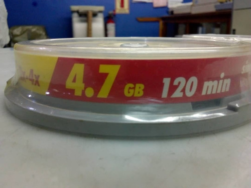Dvd Regrabable Dvd-rw, 4.7gb 120min Paquete 10piezas 2x-4x