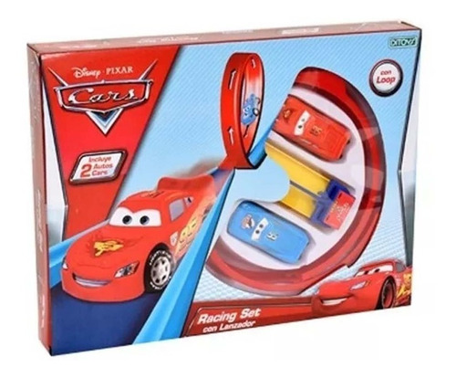  Disney Pixar Pista Con Lanzador Y 2 Autos Cars Ditoys Orig.