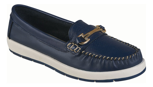 Zapato Confort Clasico Para Mujer Castalia 212-19 Azul