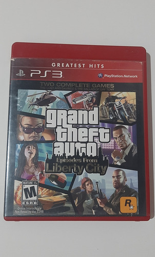 Jogo De Ps3 Grand Theft Auto Episodes From Liberty City (Usado)