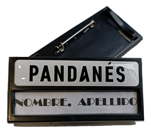 Nametag Pin Identificador Con Dome Personalizado Pack 10u.