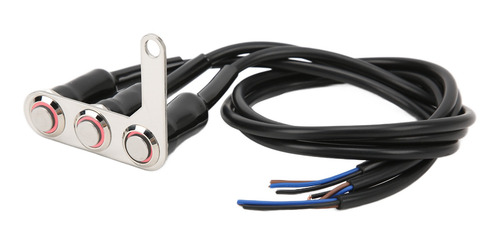 Interruptor Manillar Moto Led Acero Inoxidable Impermeable