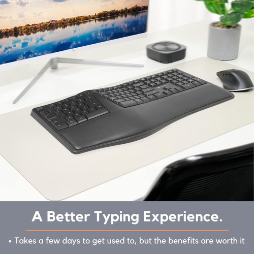 Teclado Ergonómico Inalámbrico X9 Con Reposamuñecas -