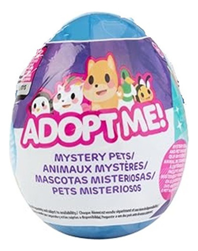 Juguete De Peluche Adopt Me! Sorpresa Color Celeste