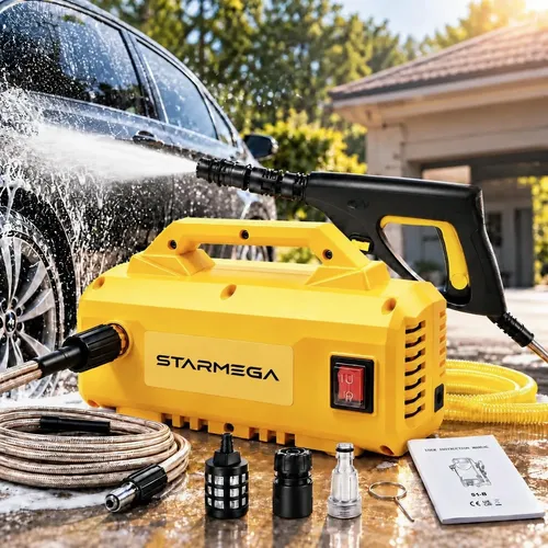 Lavadora Alta Pressão Compacta 1400w, 1600psi, 300l/h
