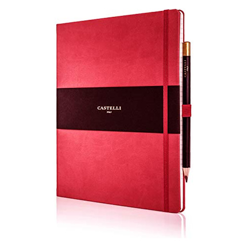 Cuaderno Forrado Grande Rq27/25757 Tucson - Coral Rojo