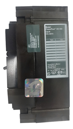 Interruptor Termomagnetico Tripolar Hdl36015 Squared