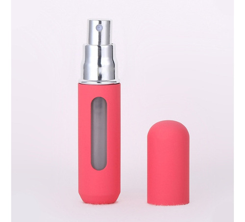 Atomizador Spray Perfume Recargable Portatil      Rojo Coral
