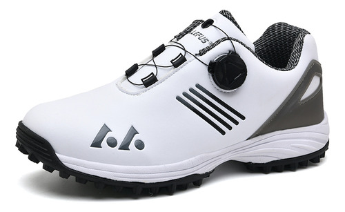 Zapatos De Golf Impermeables Para Hombre Botón Giratorio