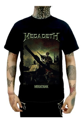 Playera Megadeth Banda Thrash Metal Megatank