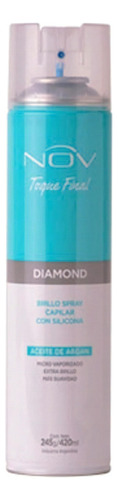 Brillo Spray Capilar Con Silicona Diamond Nov Toque Final 