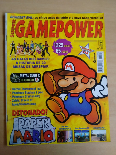 Revista Game Power 85 Mario Resident Evil Pokémon 0088