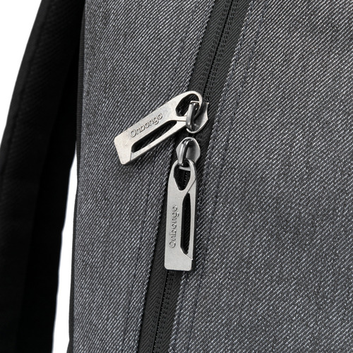 Mochila Escolar Espaçosa Masculina Resistente Cor Cinza Desenho Do Tecido Lisa
