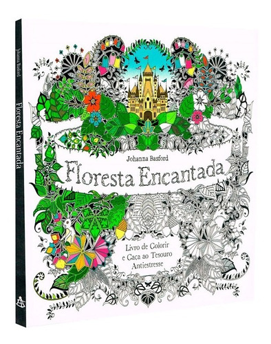 Livro De Colorir Floresta Encantada - Antiestresse