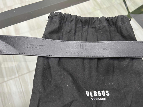 Cinturón Versus Versace Logo Piel Nuevo Con Msi