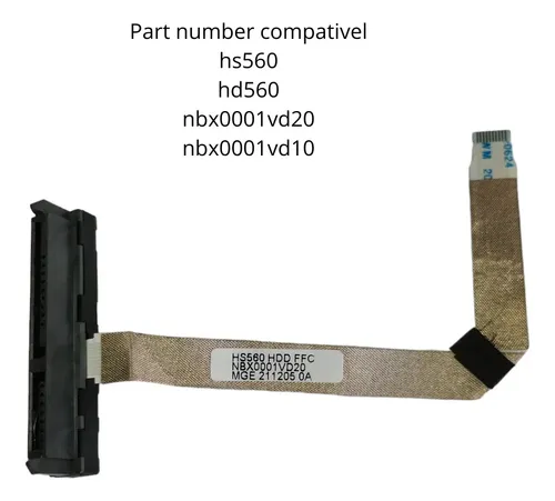 Conecto Sata Hd 5c10s30212 Para Lenovo Ideapad 3 15itl6