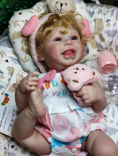 Bebé Reborn Original Vinilo Cuerpo Completo Anahi Doll