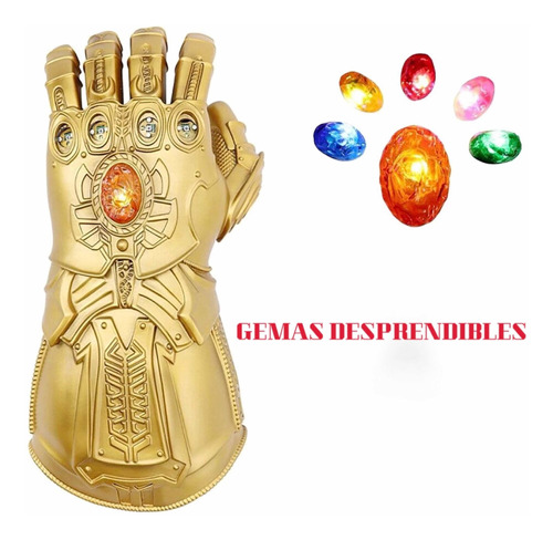 Guante De Thanos, Flexible, Luz Led, Avengers End Game.