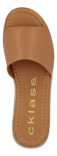 Dúo 657 Sandalia Casual Mujer Beige Y Mezclilla