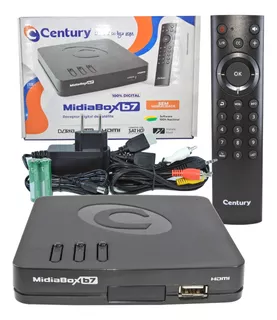 Receptor Midiabox B7 Century Midia Box B7 Hdtv Sat Regional