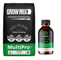 Comprar Sustrato Growmix Tierra Fértil Multipro 20lts Eden Vege 125