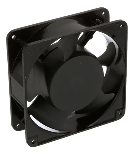 Pack X2 Cooler Fan 120mm Turbina Cable Ficha 220v Ruleman 4p
