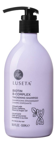 Luseta Biotin B-complex Champú Engrosante Para El Crecimie.