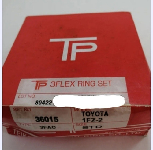 Juego De Anillos Standar Toyota Aut Mach Burbu 4.5 Grueso Tp