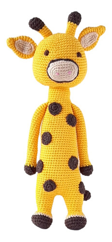 Peluche Jirafa Amigurumi Tejido Crochet/agujas Ingeniosas