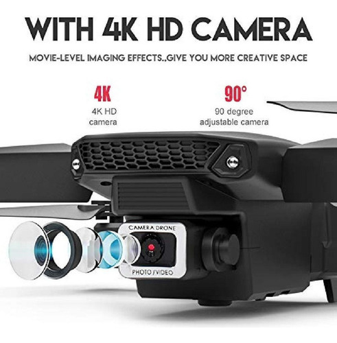 Ls-e525 Drone Control Remoto Con Cámara 4k Wifi Fpv Drone
