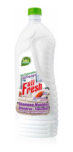Shampoo Full Fresh Alfombra Tapizado Sin Enjuague 1000 Ml