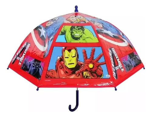 Paraguas Infantil Avengers 40cm Niño Lluvia Sp967