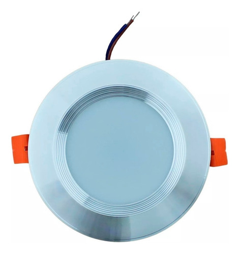 Empotrado Led Satinado 9w 3 En 1 Plafon O Bote De 8cm Color Marco Satinado, 3 En 1 (luz Fria, Neutra Y Calida)