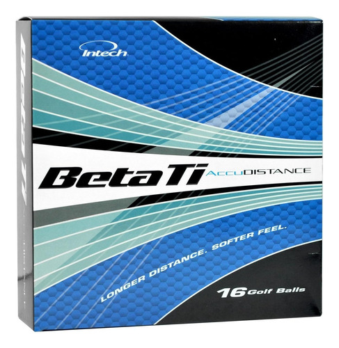 Intech Beta Ti Distancia 16-pack Bolas De Golf Para Hombre