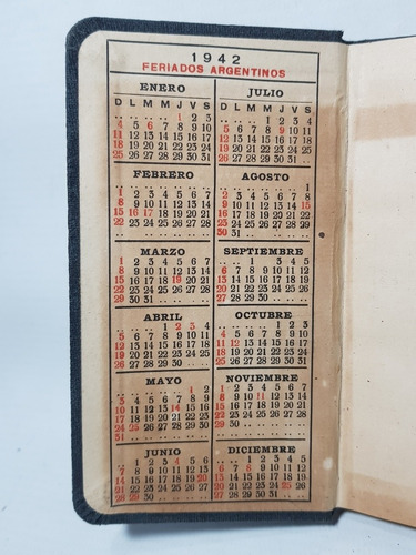Imagen 3 de 8 de Antiguo Almanaque De Bolsillo Combustible Ultramar Mag 58563