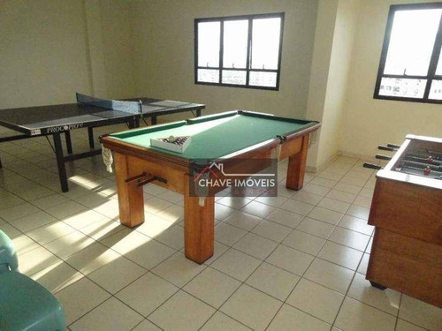 Apartamento Com 2 Dormitórios À Venda, 82 M² Por R$ 380.000,00 - Embaré - Santos/sp - Ap2900
