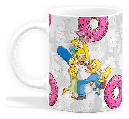 Caneca Os Simpsons Donuts