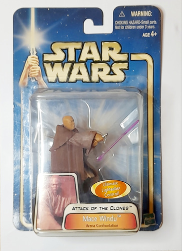 Mace Windu Total Control Star Wars Saga Attack Of The Clones