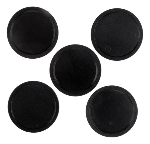 Pucks De Hockey De Plástico Duradero De 5 Negro 50 Mm