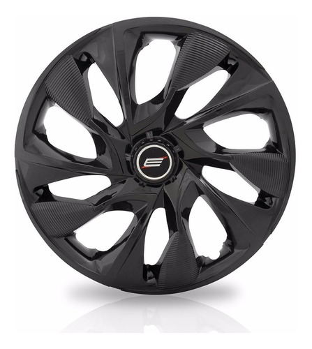 Calota Esportiva Aro 14 Ds4 Black 4x100 4x108 5x100