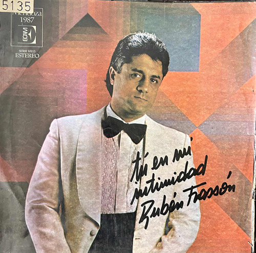 Disco Vinilo De Época Rubén Frasson Tú En Mi Intimidad