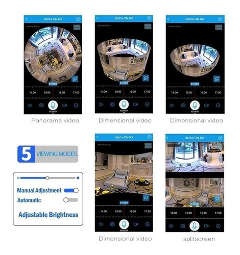 Imagen 6 de 6 de Foco Cámara Tipo Espía Wi-fi Seguridad Semi-exteriores D2r
