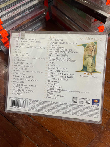 Yuri Las Número Uno / Cd Dvd #420