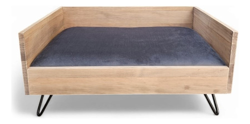 Cama Catre Para Mascota Perro Gato Diseño Sofá De Madera